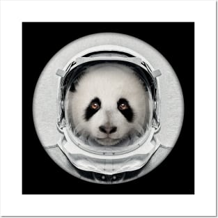 Astronaut Panda Bear Posters and Art